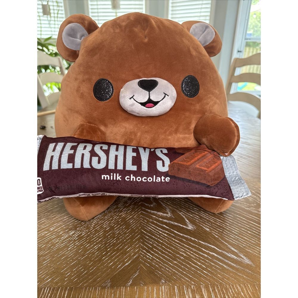 NEW ZURU Snackles Hersheys Bear Medium Super Sized 14" Plush ~‎ FAST SHIPPING - Picture 2 of 4